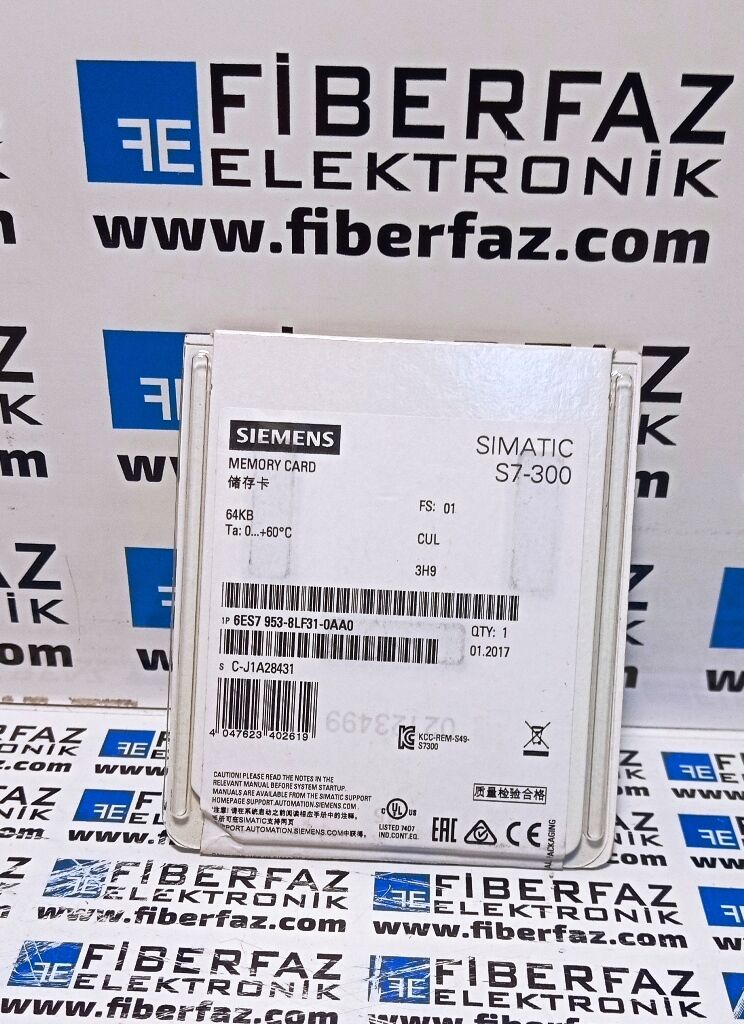 6ES7 953-8LF31-0AA0 SIEMENS SIMATIC S7-300 PLC HAFIZA KARTI ( 6ES7953-8LF31-0AA0 )