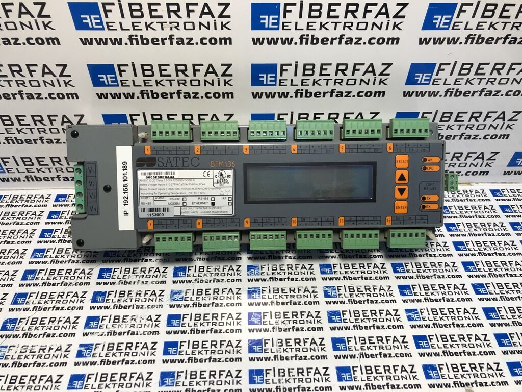 Satec BFM136 Çok Kanallı Enerji Analizörü
