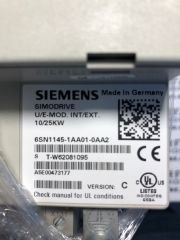 6SN1145-1AA01-0AA2 SIEMENS SIMODRIVE 611 INFEED MODULE  10/25 KW
