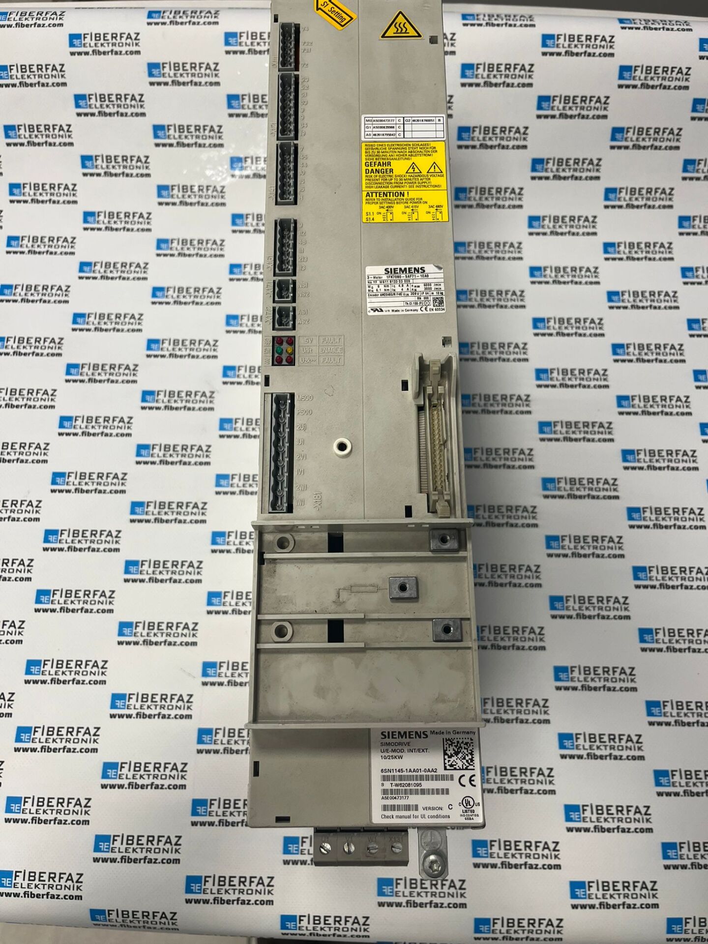 6SN1145-1AA01-0AA2 SIEMENS SIMODRIVE 611 INFEED MODULE  10/25 KW