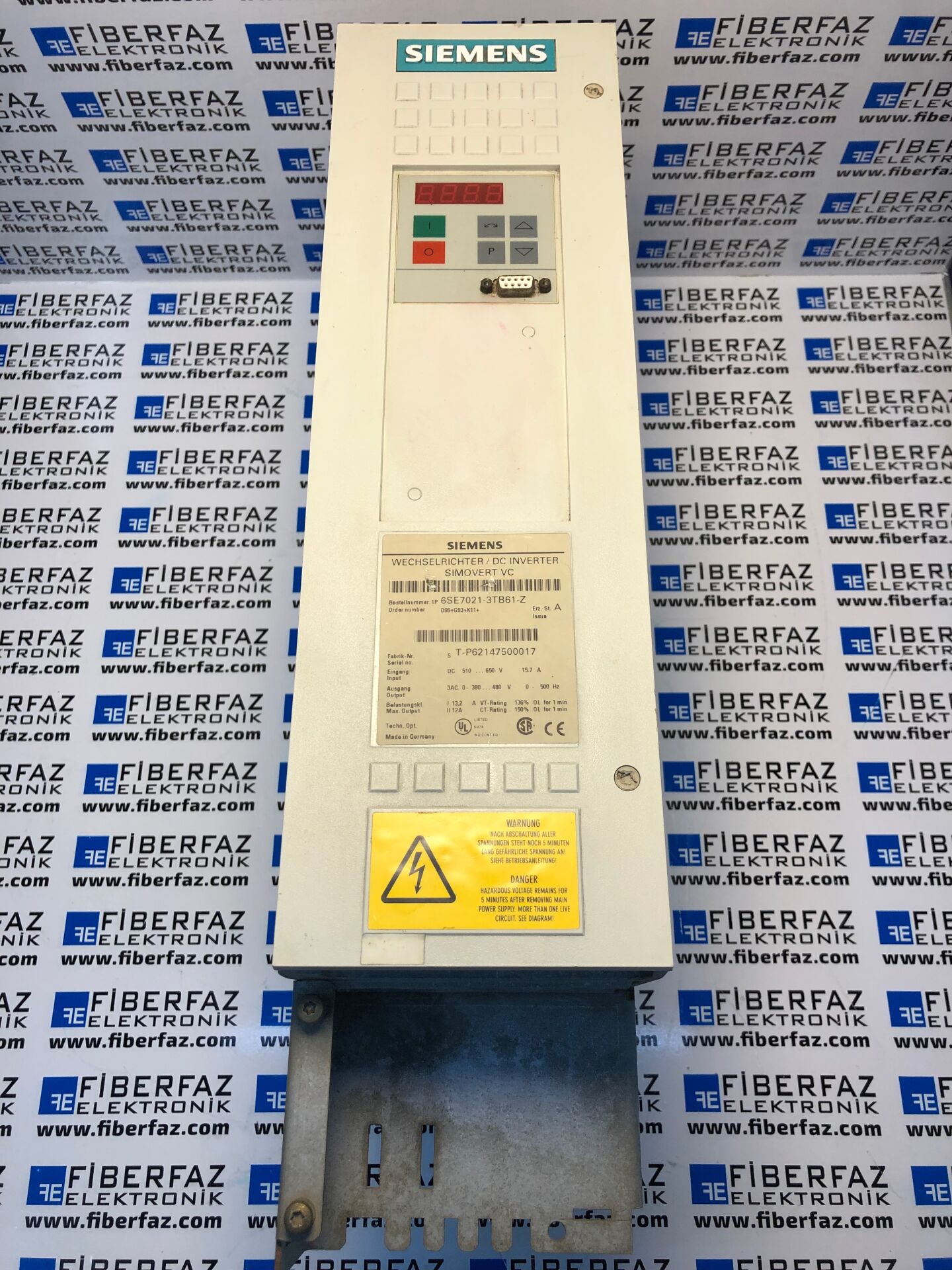 6SE7021-3TB61-Z SIEMENS SIMOVERT MASTERDRIVES SIMOVERT VC