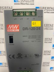 Mean Well DR-120-24 Ray Montaj AC/DC Power Supply