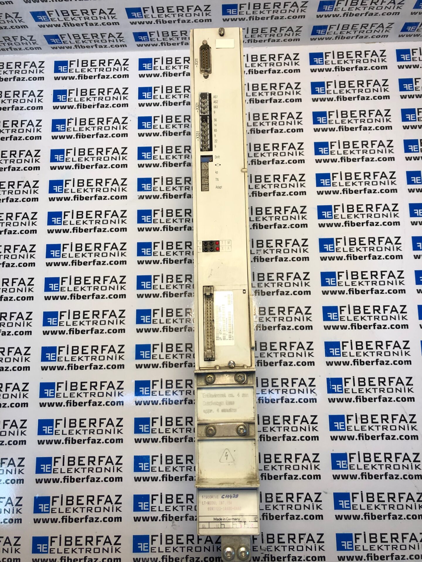 6SN1123-1AA00-0AA0 SIEMENS SIMODRIVE 611 POWER MODULE (1-AXIS, 15 A)