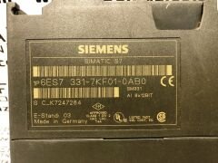 6ES7 331-7KF01-0AB0 SIEMENS SIMATIC S7-300 PLC ANALOG IO ( 6ES7331-7KF01-0AB0 )