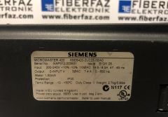 6SE6420-2UC21-5BA0 SIEMENS MICROMASTER 420 SURUCU ( 6SE6 420-2UC21-5BA0 )