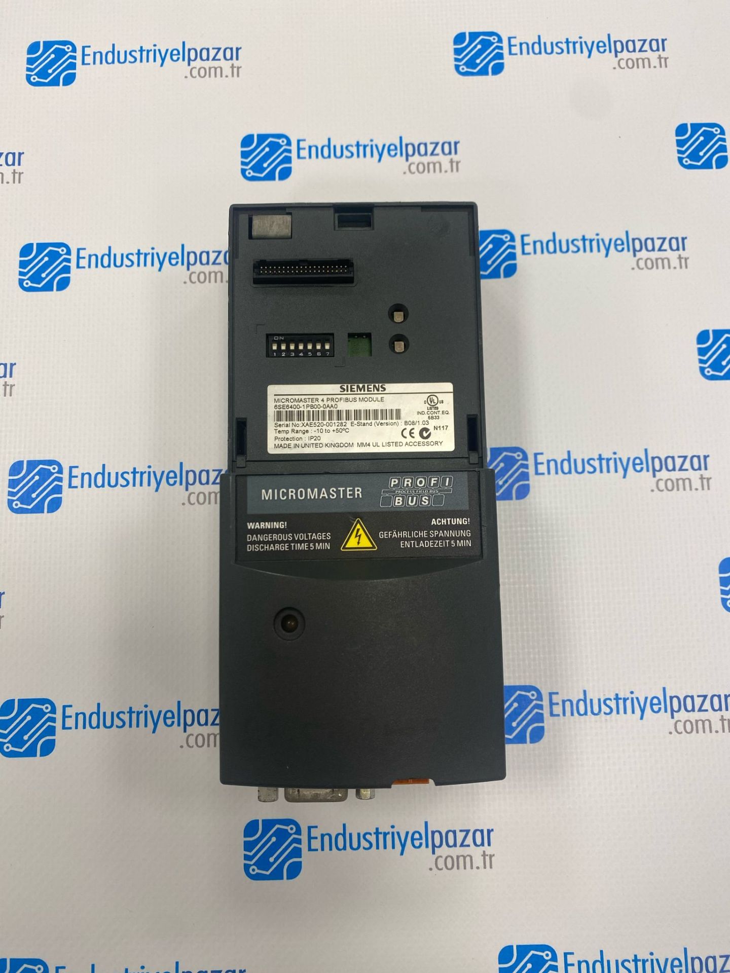 6SE6400-1PB00-0AA0 SIEMENS MICROMASTER 4 PROFIBUS MODULU