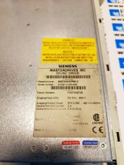 6SE7012-0TP50-Z SIEMENS SIMOVERT MASTERDRIVES MC COMPACT PLUS INVERTER 0,75KW