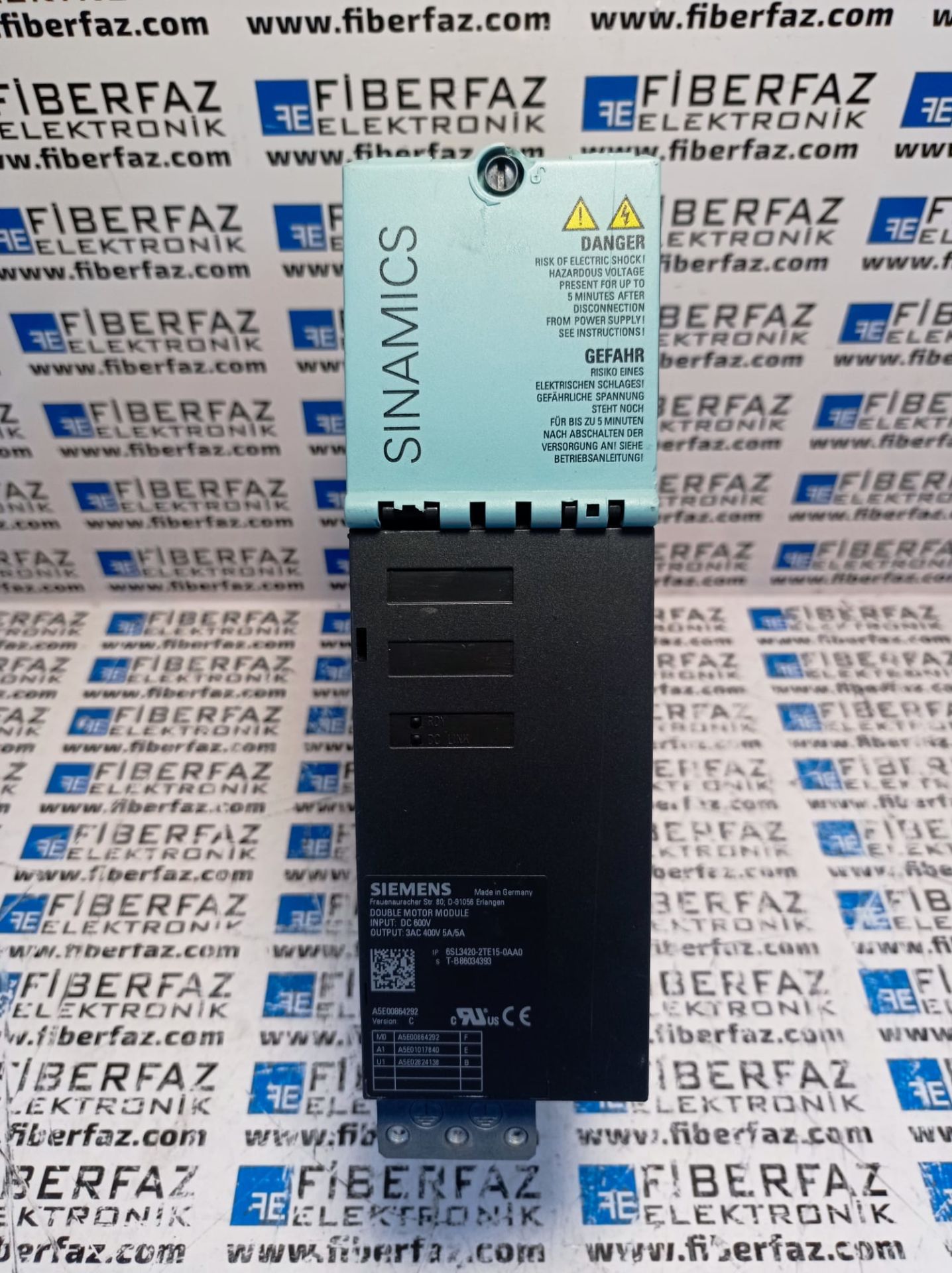 6SL3420-2TE15-0AA0 SIEMENS SINAMICS S120 DOUBLE MOTOR MODULE