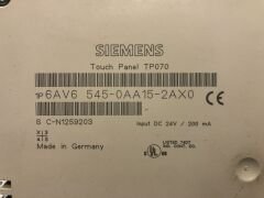 Sıemens Operator Panel - Hmı 6AV6 545-0AA15-2AX0