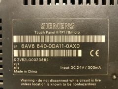 Sıemens Operator Panel - Hmı 6AV6 640-0DA11-0AX0