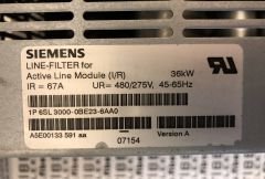 6SL3000-0BE23-6AA0 SIEMENS SINAMICS/SIMODRIVE 611 LINE FILTER