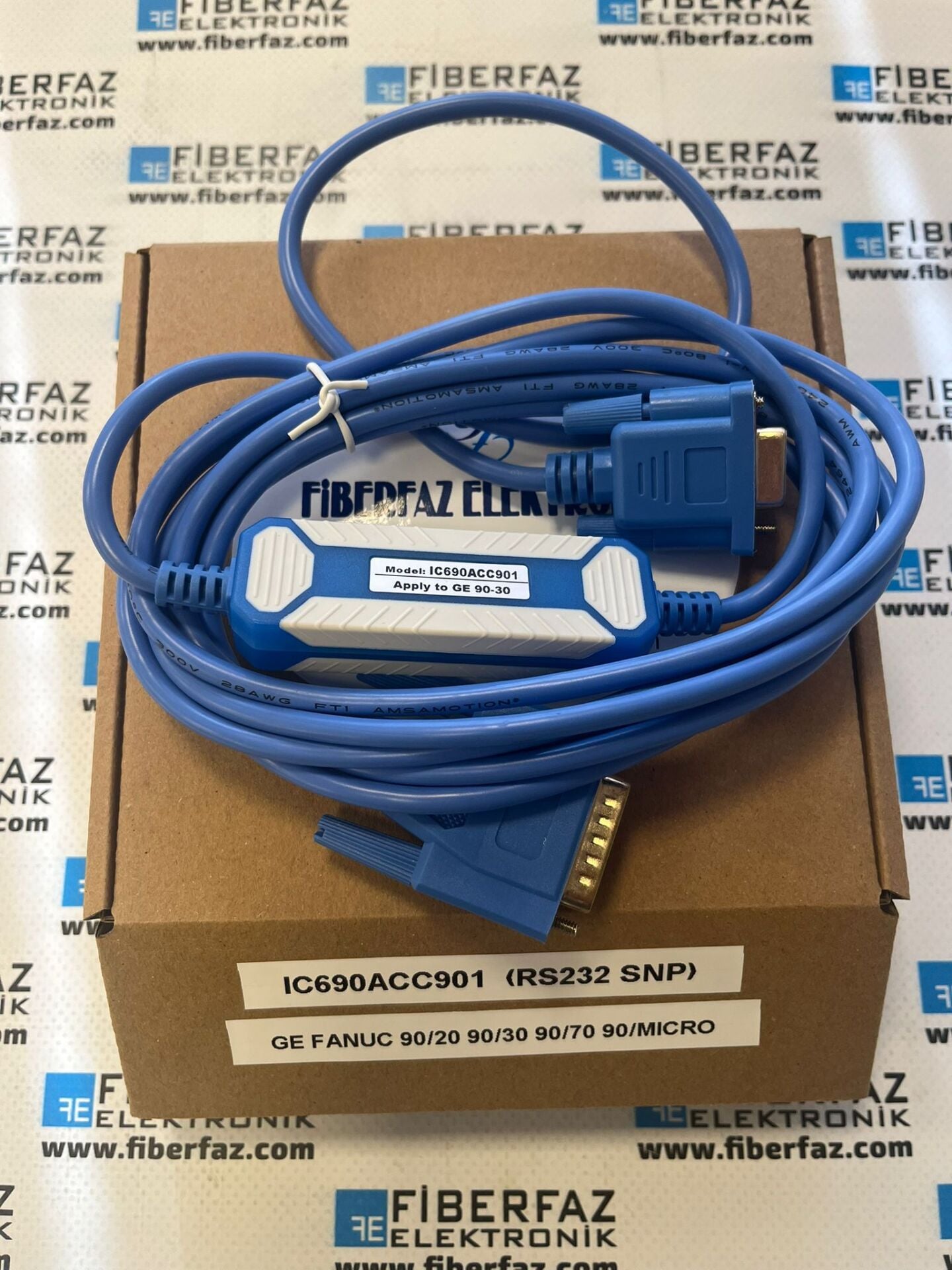 IC690ACC901 GE FANUC  PLC PROGLAMLAMA KABLOSU (RS232-SNP)