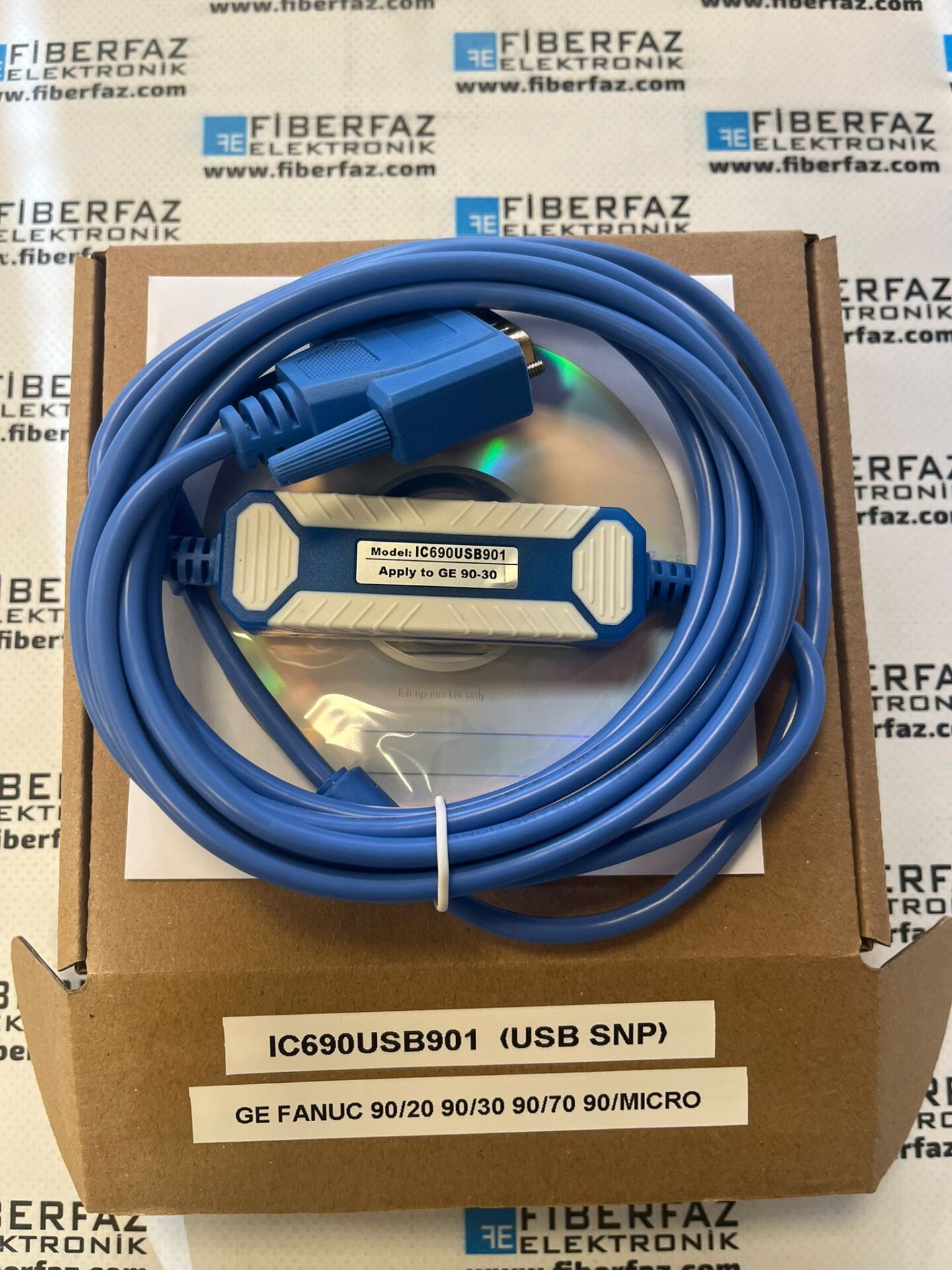 IC690USB901 GE FANUC PLC PROGRAMLAMA KABLOSU  (USB-SNP)