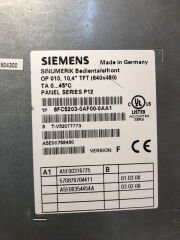 Siemens  6FC5203-0AF00-0AA1 SINUMERIK OP 010 Operator Panel
