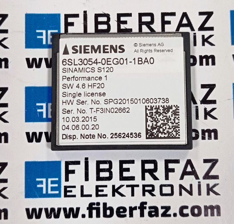 Sıemens Hafıza Kart 6SL3054-0EG01-1BA0