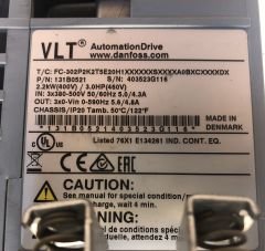 FC-302P2K2T5E20H1  DANFOSS VLT® AutomationDrive FC-302 AC DRIVE - 2,2KW
