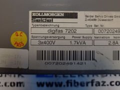 Kollmorgen Sürücü DIGIFAS7202 KOLMORGEN