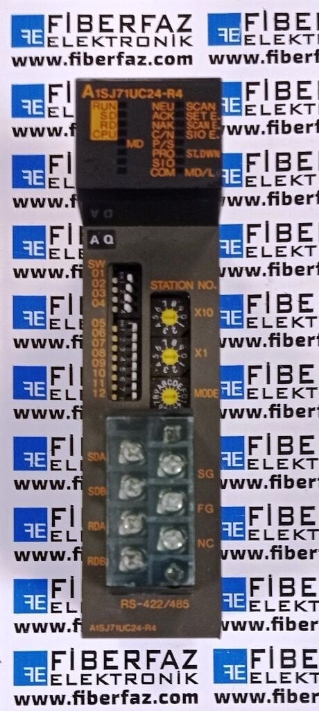A1SJ71UC24-R4 MITSUBISHI MELSEC-A SERISI PLC RS-422/RS-485 COMMUNICATION MODULE