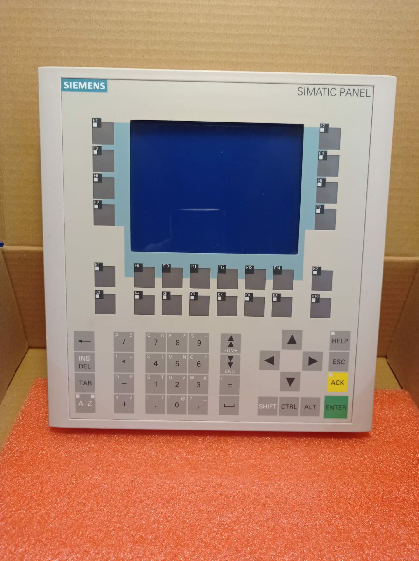 6AV6 542-0BB15-2AX0 Siemens Simatic HMI OP170B blue MSTN
