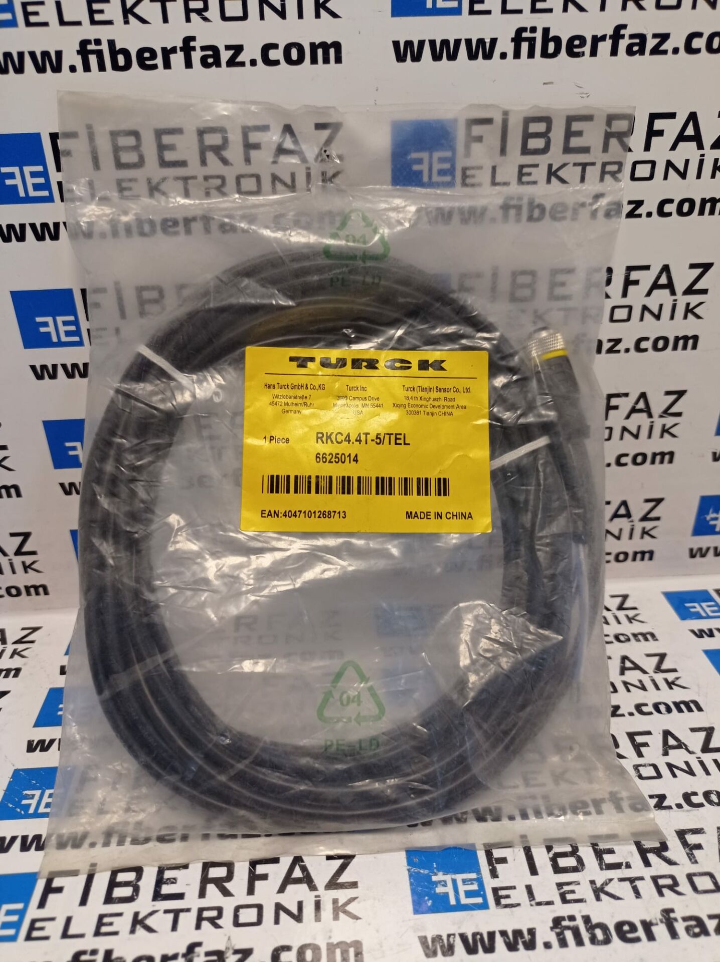 Turck  RKC4.4T-5/TEL 4 PIMLI M12 SENSOR KABLOSU