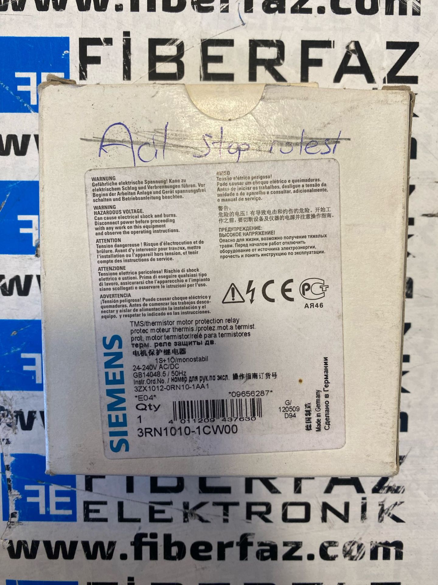 SIEMENS 3RN1010-1CW00 TERMISTOR MOTOR KORUMA ROLESI