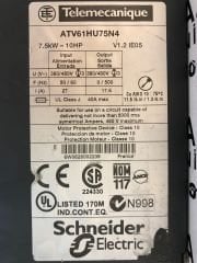 ATV61HU75N4 SCHNEIDER ATV61 AC DRIVE - 7,5kW 10HP