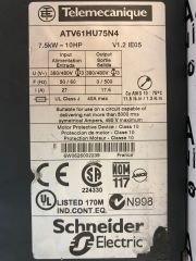 ATV61HU75N4 SCHNEIDER ATV61 AC DRIVE - 7,5kW 10HP