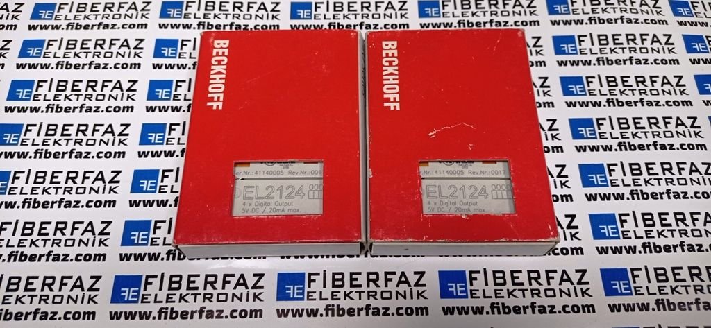 EL2124 BECKHOFF EtherCAT Terminal, 4 Kanal Dijital Output Modul