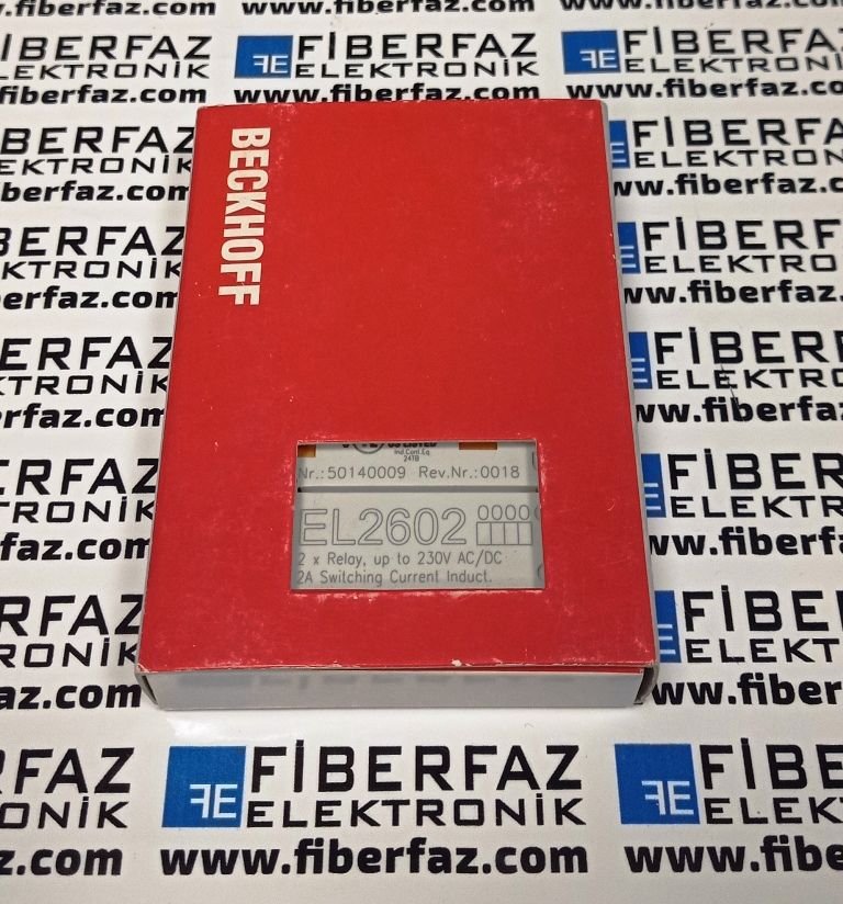 EL2602 BECKHOFF EtherCAT Terminal, 2 Kanal Role Cikis Modulu