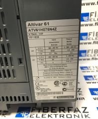 ATV61H075N4Z SCHNEIDER ALTIVAR ATV61 SURUCU 0.75kW