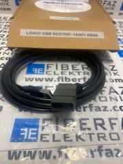 6ED1057-1AA01-0BA0 SIEMENS LOGO! PLC SERILERI PROGRAMLAMA KABLOSU