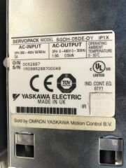 SGDH-05DE-OY  YASKAWA Σ-II SERIES (Sigma II) SGDH SERVO AMPLIFIER (0,5kW)