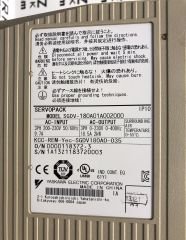SGDV-180A01A002000  YASKAWA Σ-V SERIES (Sigma 5) SGDV SERVO AMPLIFIER (2kW)