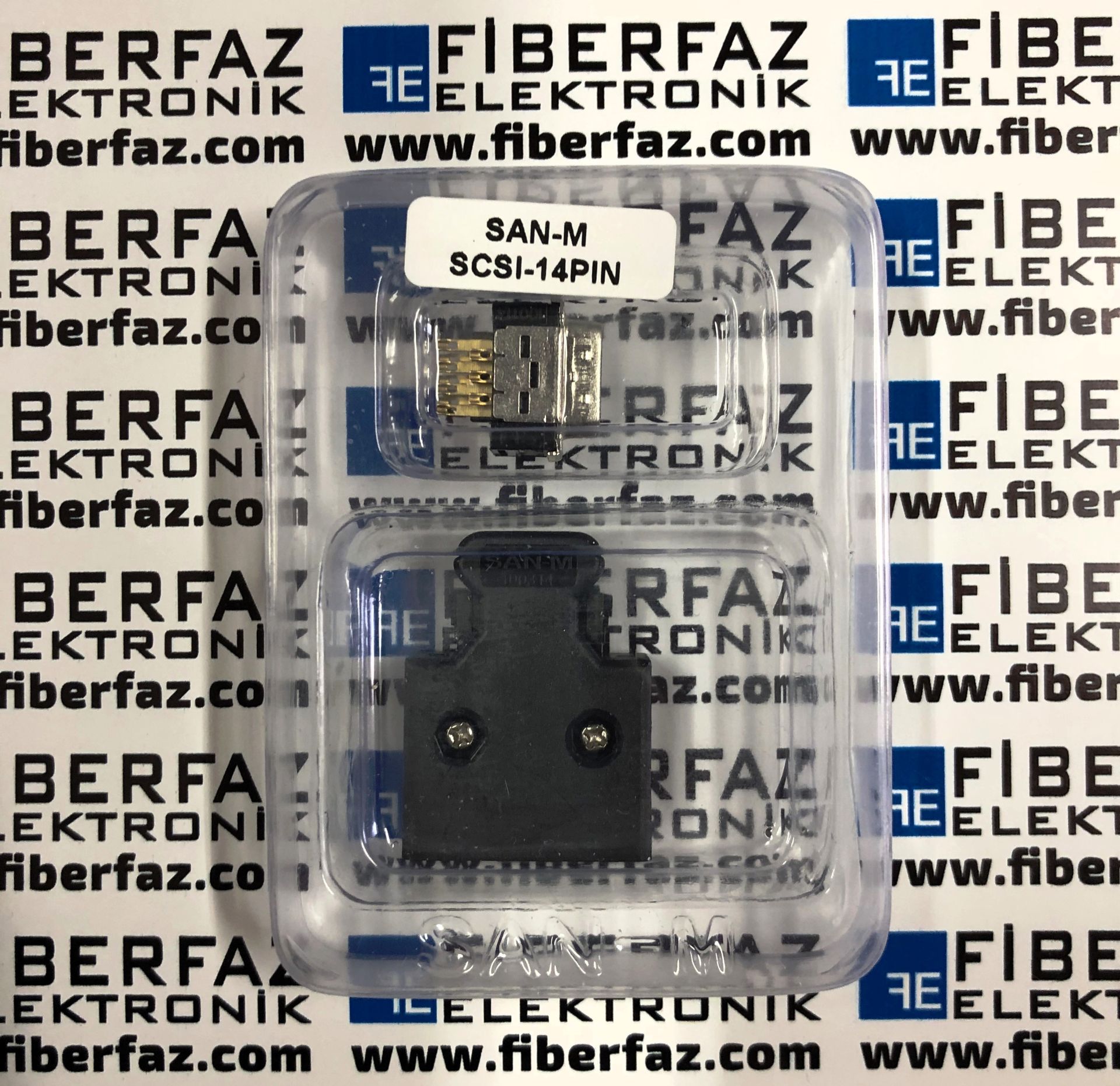 SCSI / MDR 14 PIN KONNEKTOR - 14P MALE-ERKEK  ( CN LATCH )