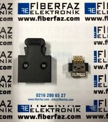 SCSI / MDR 14 PIN KONNEKTOR - 14P MALE-ERKEK  ( CN LATCH )