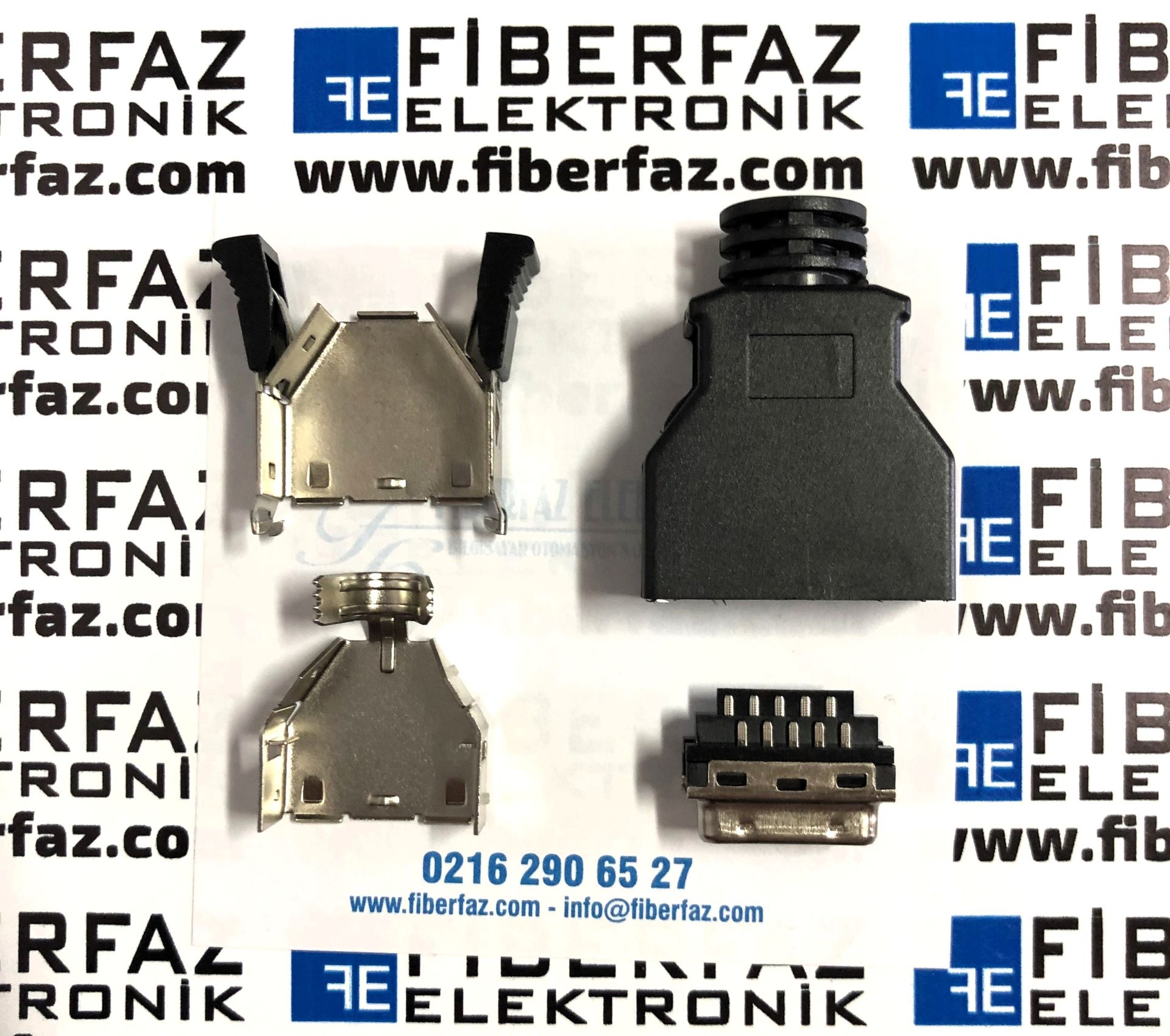 SCSI / MDR 20 PIN KONNEKTOR - 20P MALE-ERKEK  ( CN MOLDING )