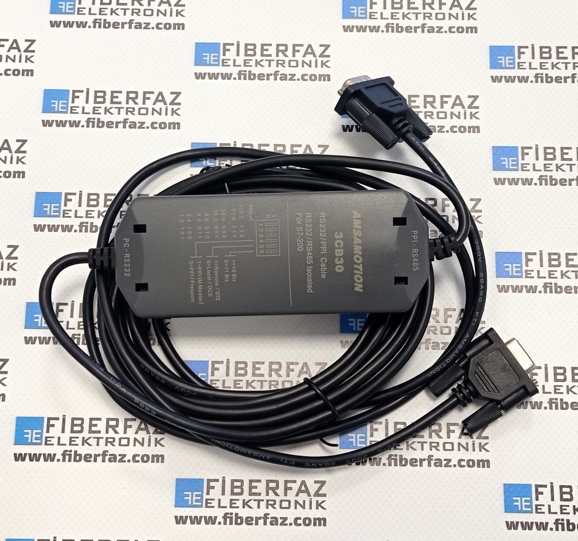 6ES7 901-3CB30-0XA0  SIEMENS S7-200 PLC  RS232 - PPI MULTIMASTER CABLE