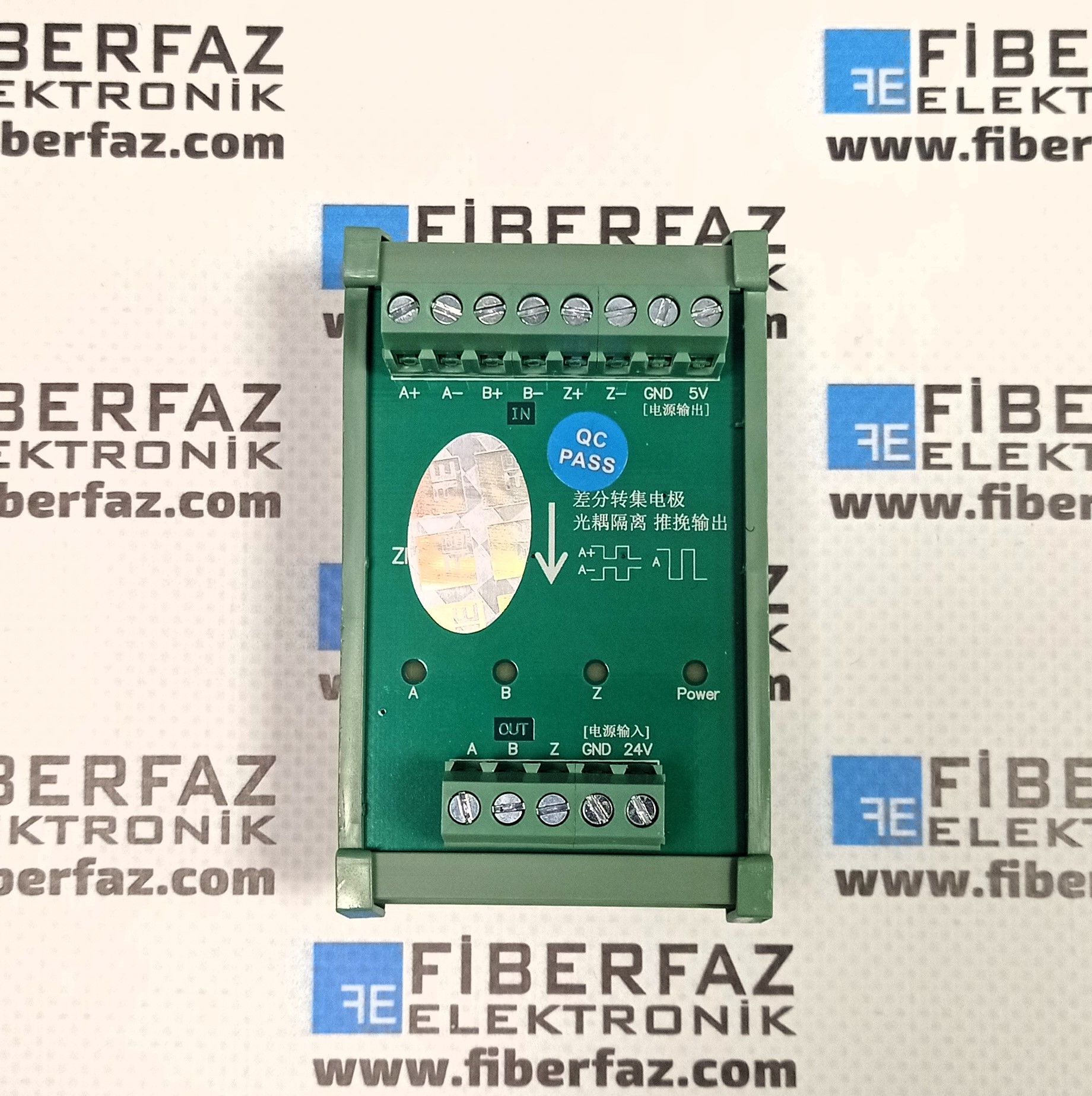 3 KANAL ENCODER SINYAL CEVIRICI  TTL-HTL  5V-24V