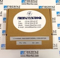 3 KANAL ENCODER SINYAL CEVIRICI  TTL-HTL  5V-24V