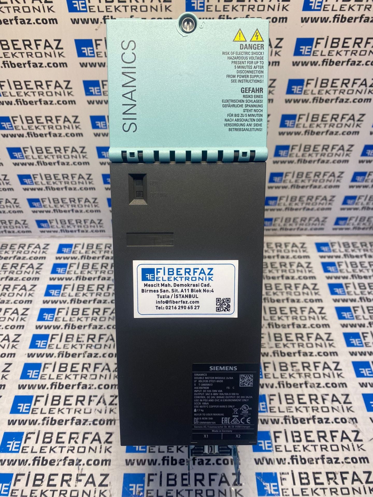 Siemens Sürücü 6SL3120-2TE21-8AD0