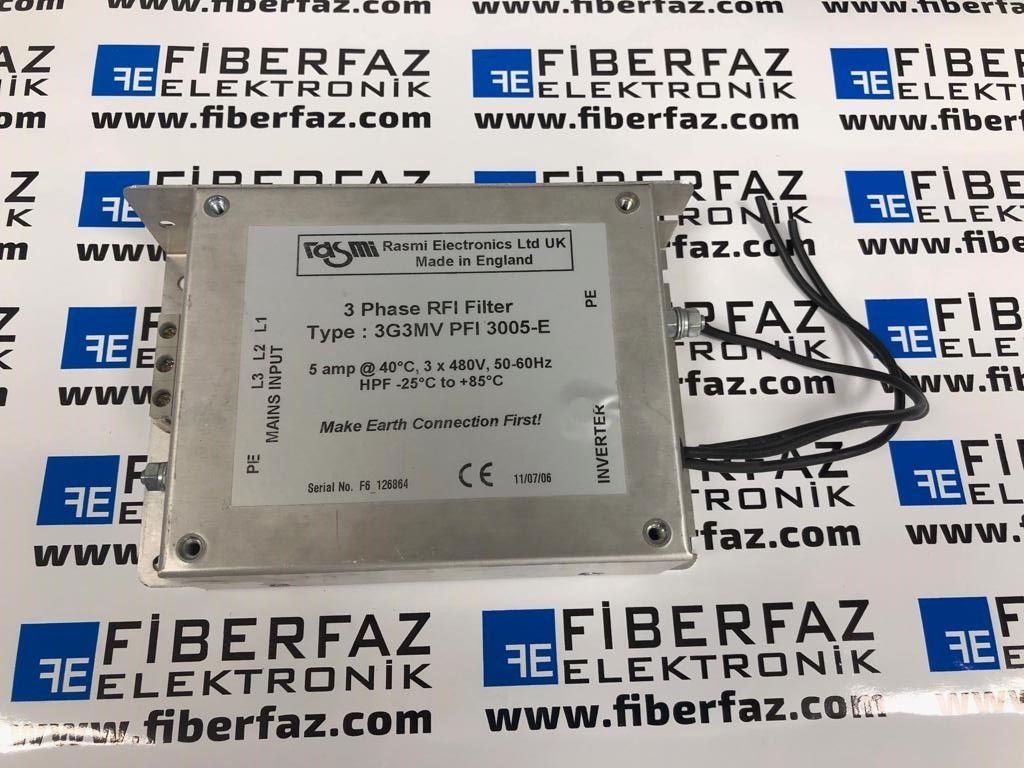 3G3MV-PFI 3005-E 3 PHASE RFI FILTER - 5A