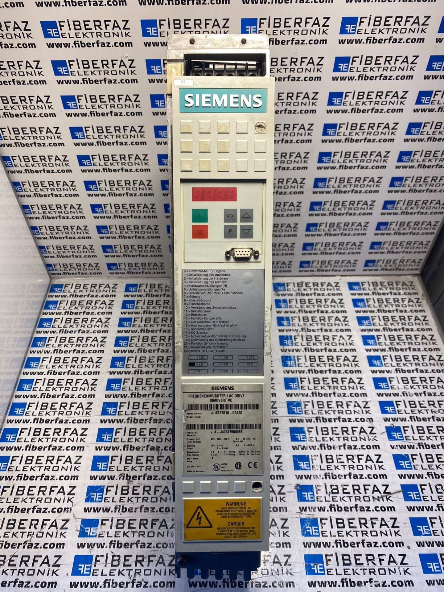 6SE7018-0EA20 SIEMENS SIMOVERT MASTERDRIVES VC - AC DRIVE