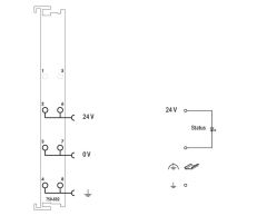 WAGO 750-602 Power Supply PLC Module