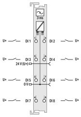 Wago 753-430  8-CHANNEL DIGITAL INPUT MODUL