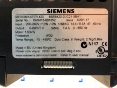 6SE6420-2UC21-5BA1 SIEMENS MICROMASTER 420 SURUCU ( 6SE6 420-2UC21-5BA1 )